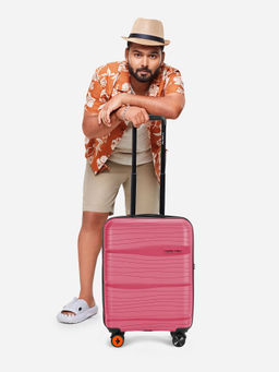 Nasher Miles - Nicobar Hard-Sided Polypropylene Pink Trolley Bag