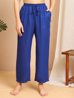 TAG 7 - Multi-Color Solid Relaxed Fit Lounge Pants (Pack of 2)
