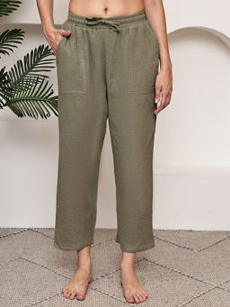 TAG 7 - Multi-Color Solid Relaxed Fit Lounge Pants (Pack of 2)