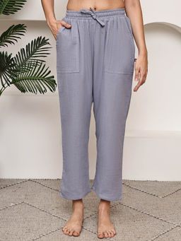 TAG 7 - Multi-Color Solid Relaxed Fit Lounge Pants (Pack of 2)