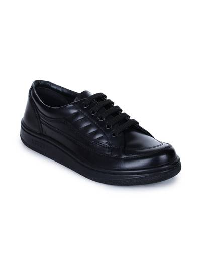Warrior 2078-01 Black Formal Lacing Derby Shoes