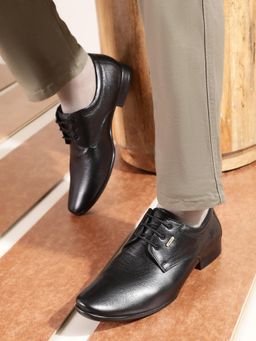 LIBERTY - Healers Fl-034 Black Formal Lacing Derby Shoes