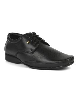 LIBERTY - Fortune Fl-510 Black Formal Lacing Derby Shoes