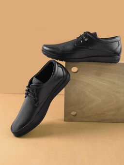 LIBERTY - Healers Ha1-12 Black Formal Lacing Derby Shoes
