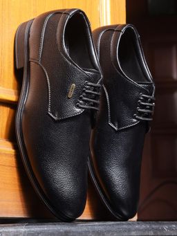 LIBERTY - Fortune Hil-5 Black Formal Lacing Derby Shoes