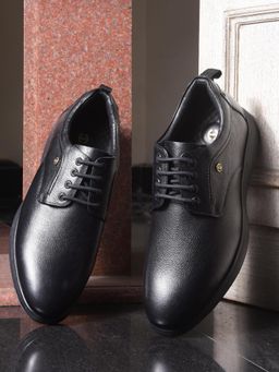 LIBERTY - Healers Osl-42 Black Formal Lacing Derby Shoes