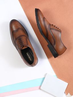 LIBERTY - Healers Sagar-15 Brown Formal Lacing Oxford Shoes