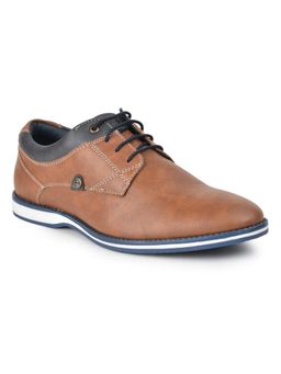 LIBERTY - Healers Syn-42 Brown Formal Lacing Derby Shoes