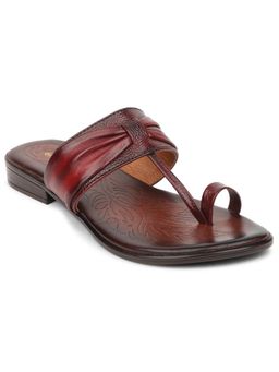 LIBERTY - Healers Tlo-105 Casual Cherry Toe Ring Kolhapuris
