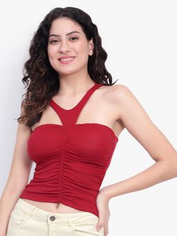 BRACHY - Maroon Tank Top Bralette