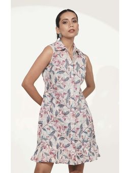 Galocher Clothing - Hookaba Printed Shirt Dress