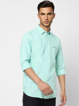 Jack & Jones - Turquoise Full Sleeves Shirt