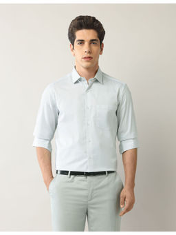 Arrow - Men Liberty Regular Fit Geometric Printed Shirt Blue