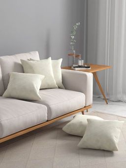 Rosara Home - Jacquard Square Cushion Covers (Pack Of 5)