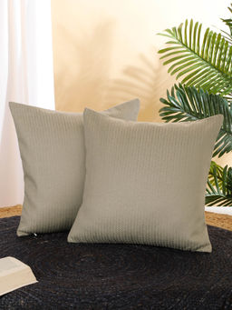 Rosara Home - Abstract Square Cushion Covers (Set Of 2)