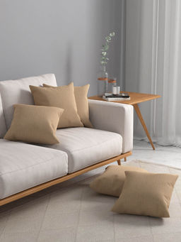 Rosara Home - Striped Square Cushion Covers (Pack Of 5)