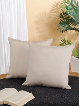 Rosara Home - Solid Square Cushion Covers (Pack Of 2)