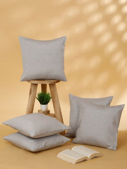 Rosara Home - Solid Square Cushion Covers (Pack Of 5)