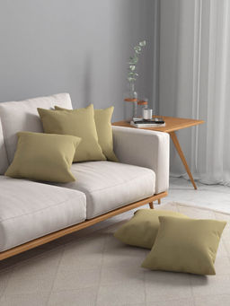 Rosara Home - Solid Square Cushion Covers (Pack Of 5)