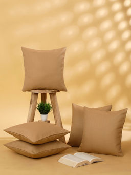 Rosara Home - Solid Square Cushion Covers (Pack Of 5)