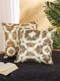 Rosara Home - Abstract Square Cushion Covers (Set Of 2)