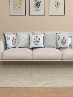 Rosara Home - Ethnic Square Cushion Covers (Set Of 5)