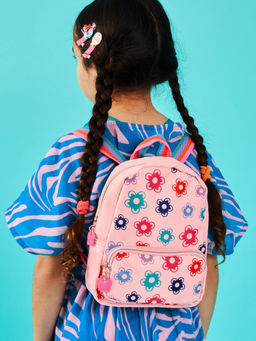 Accessorize London - Pink Floral Mini Backpack