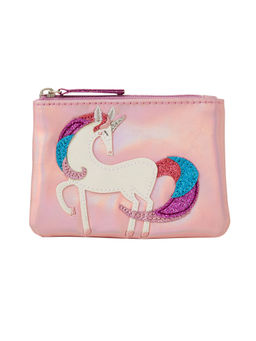 Accessorize London - Pink Unicorn Pouch
