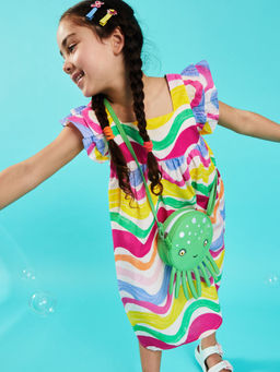 Accessorize London - Green Octopus Bag