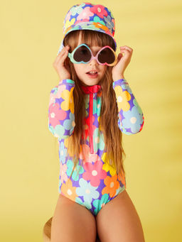 Accessorize London - Girl's Rainbow Ombre Heart Sunglasses