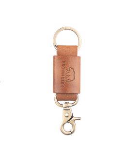 Brown Bear - Max Key Holder in Genuine Leather Brown