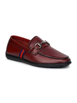 Zoom Shoes - Maroon Comfortable & Stylish Casual Loafers For Men