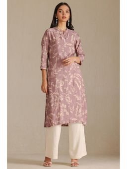 Soch - Lavender Printed Regular Fit Kurta