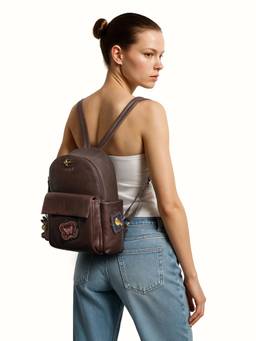 Hidesign - Genuine Leather Coachella 01 Brown Backpack (M)