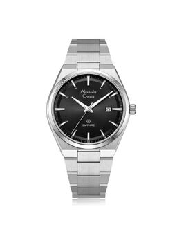 Alexandre Christie - Men Sapphire Black Dial Round Watch - 8697MDBSSBA