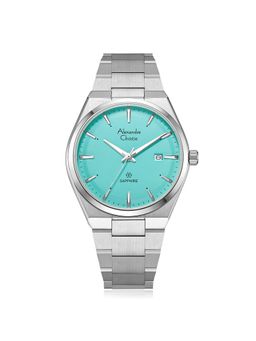 Alexandre Christie - Men Sapphire Blue Dial Round Watch - 8697MDBSSLB