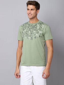 Cantabil - Men Green T-shirt