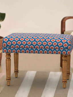 Chumbak - Nawaab Bench Small - Blue Ikkat