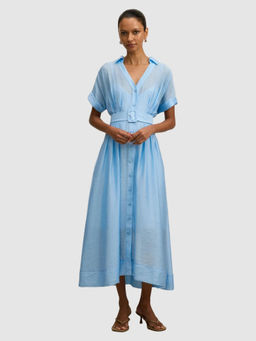 Forever New - Judith Petite Shirt Midi Dress With Belt
