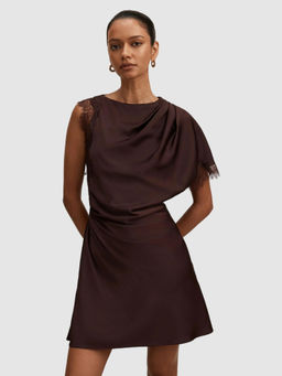 Forever New - Giselle Petite Satin Lace Mini Dress