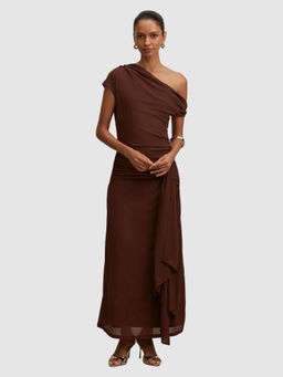 Forever New - Piper Petite Tie Mesh Maxi Dess