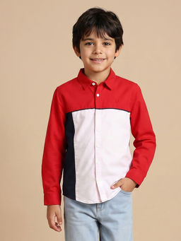 Allen Solly - Boys Multi-Color Patterned Casual Shirt
