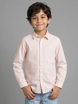 Allen Solly - Boys Pink Print Casual Shirt