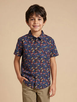 Allen Solly - Multi-Color Cotton Slim Shirt