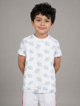 Allen Solly - Boys Multi Printed Crew Neck T-shirts (Pack of 3)