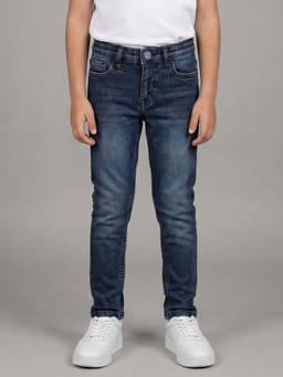 Allen Solly - Boys Navy Super Slim Fit Jeans