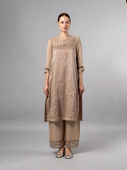Shades of India - Sheesha Silver Tissue Kurta
