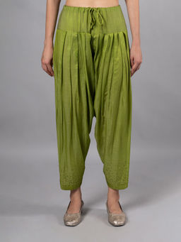 Shades of India - Ullas Satin Green Salwar