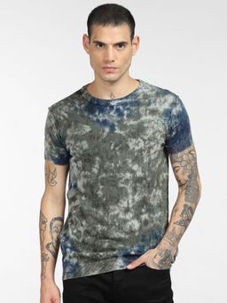 Jack & Jones - Green Tie-Dye Pullover