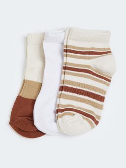 max - Boys Assorted Ankle Length Socks (Pack Of 3)